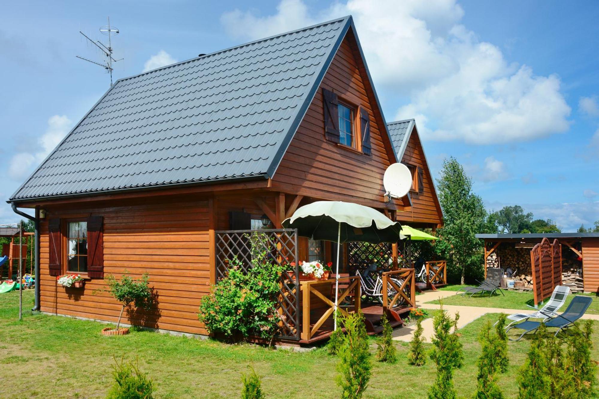 Caloroczne Domki Nad Morzem I Jeziorem Jezierzany Luaran gambar